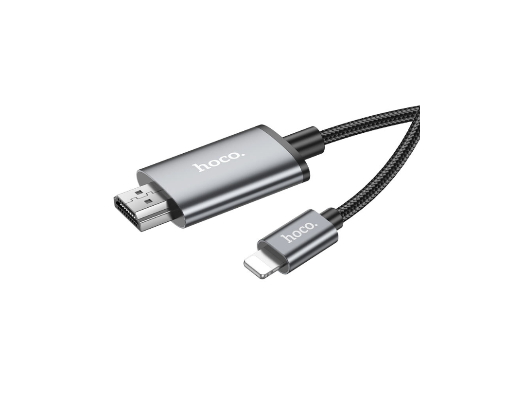 كابل Hoco UA27 HD على الشاشة من iPhone إلى HDTV (من Lightning إلى HDMI) كابل Hoco UA27 HD على الشاشة من iPhone إلى HDTV (من Lightning إلى HDMI)